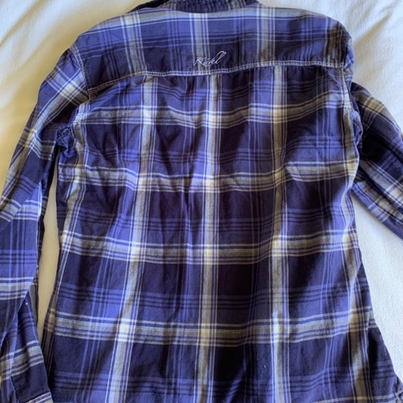 Kuhl Flannel Indigo Plaid Size Large - Picture 9 of 9
